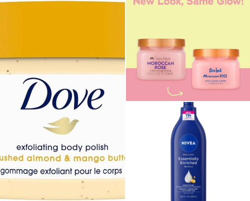 My Favorite Body Care Essentials ✨ cover photo collage