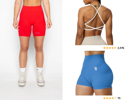 Activewear Favorites cover photo collage