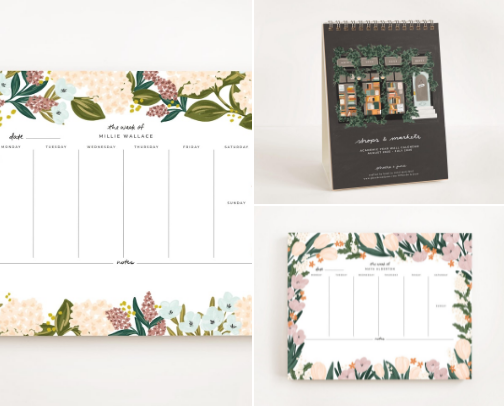 Calendars and Planners cover photo collage