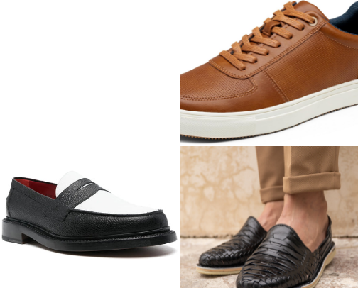 Men's Shoes Edit- " Step Up Your Game" cover photo collage