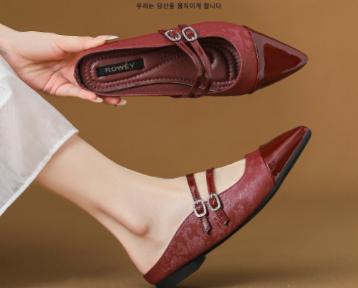 Flat Mules Korean Style cover photo collage