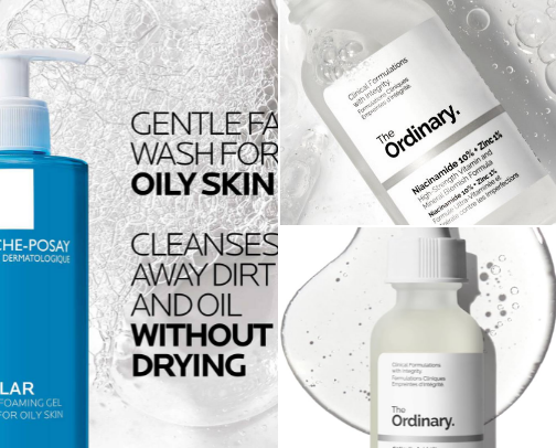 My routine - acne prone & textured skin cover photo collage