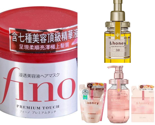 Japanese hair care  𝜗𝜚 ࣪˖ ִ𐙚 cover photo collage