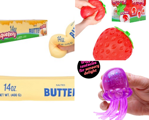 Butter squishy, needoh and toys
My niece loves them very soft very squishy 🧈 cover photo collage