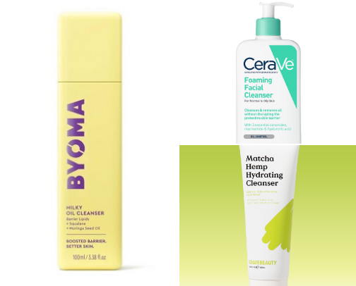 Daily items in my beauty routine for glowy, sun-kissed skin cover photo collage