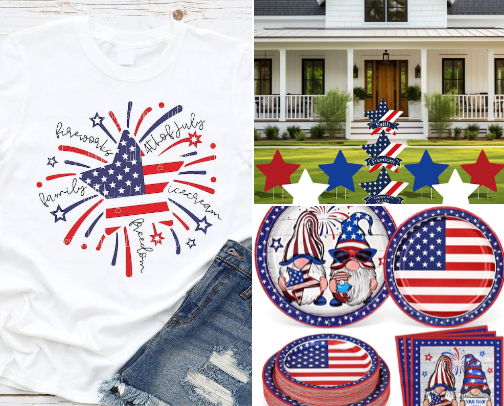 4th of July Celebration Ideas cover photo collage