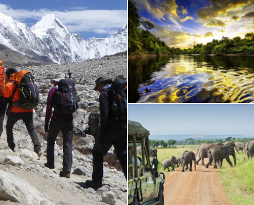 Unforgettable Travel & Tour Packages: Explore the World's Wonders cover photo collage