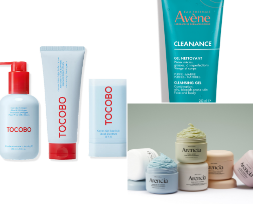 My top 5 de Skincare cover photo collage
