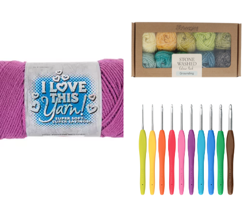 Crochet cover photo collage