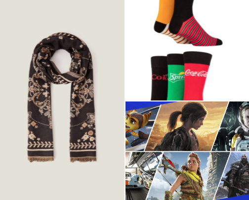 Christmas present ideas cover photo collage