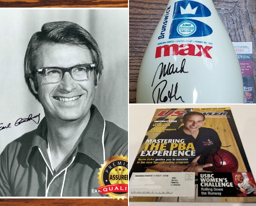 My Favorite Ten Pin Bowlers. cover photo collage