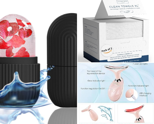 The “Wait...How Old Are You?” Skincare List cover photo collage