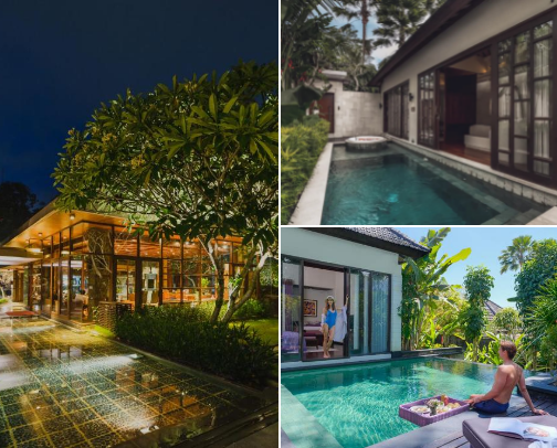 hotels in Bali that you must visit cover photo collage