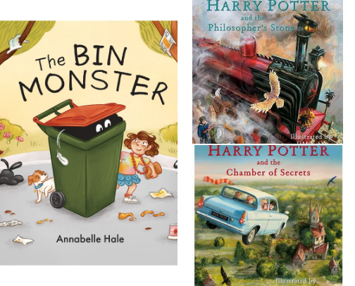 Early Primary books (5-8 year olds) cover photo collage