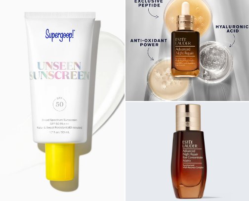 Skin care essentials cover photo collage