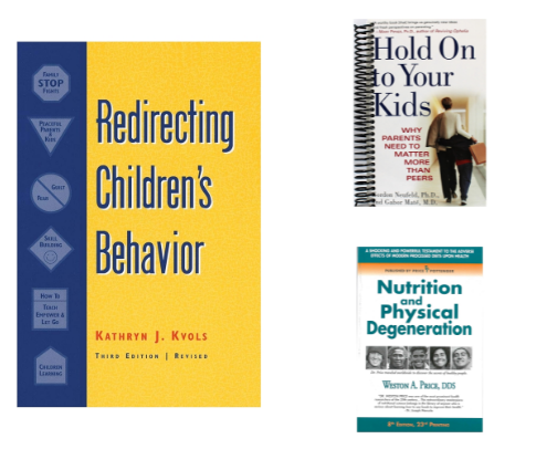 Natural, Respectful Parenting Books (Not Permissive!) cover photo collage