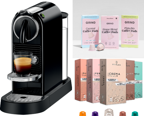The Ultimate Nespresso Setup: Machines, Pods & Accessories. ⭐ My Top Picks
	•	Best beginner machine
	•	Best coffee pods starter pack
	•	Must-have accessory cover photo collage