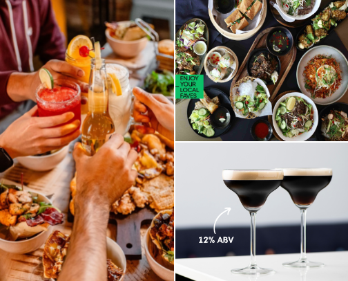 Restaurants cover photo collage