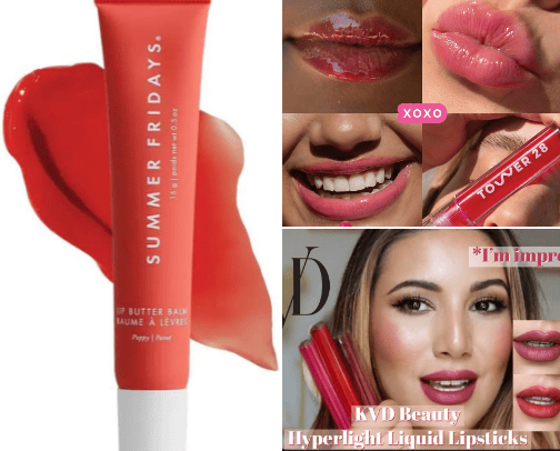 Lips High quality Products cover photo collage