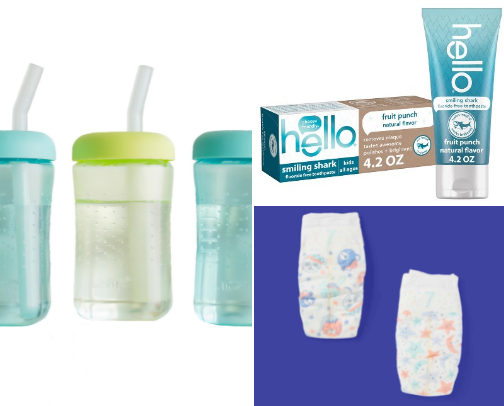 Baby and Toddler essentials that are our buy again list! cover photo collage