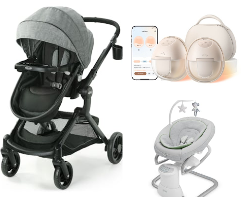 First time mom’s essentials cover photo collage