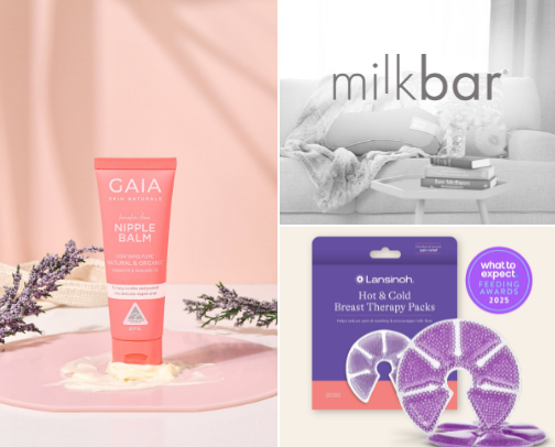 breastfeeding essentials cover photo collage