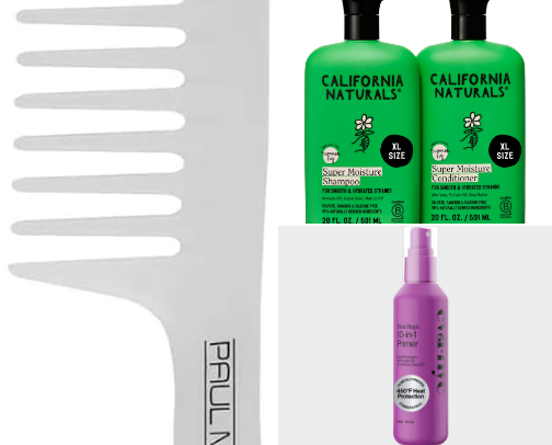 My Family Haircare Products cover photo collage