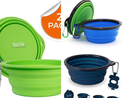 Pet Travel Bowls I Packed After My Dog Dehydrated On A Hike cover photo collage