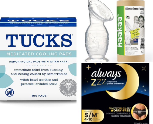 Postpartum must haves! cover photo collage