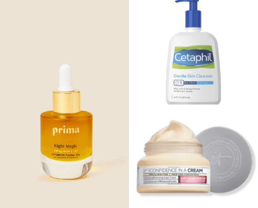 Skincare cover photo collage