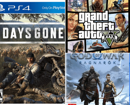 Ps4 games cover photo collage