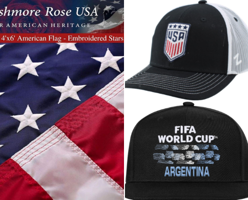 USA fan zone vibes cover photo collage