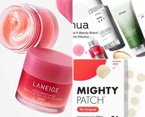 My favorite beauty recs cover photo collage