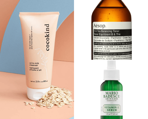 Complete Skincare List cover photo collage