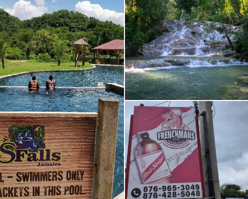 Places in Jamaica 🇯🇲 ✨️ cover photo collage