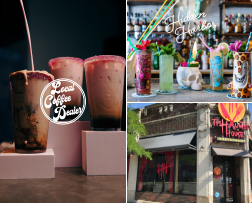 Themed Restaurants, Bars, & Coffeehouses near Pittsburgh & Cleveland 👻 🍽️ cover photo collage