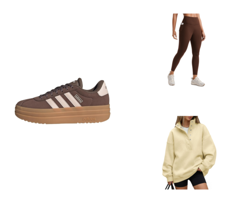 Comfy meets cute with this easy fall outfit! 🤎 cover photo collage