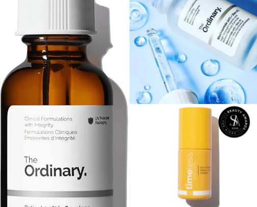 Say goodbye to stubborn acne scars & pores! cover photo collage