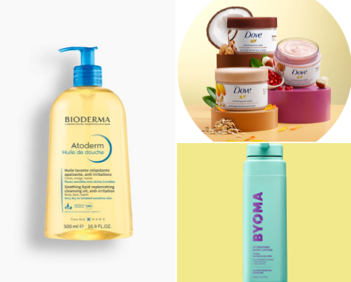 My Fav Skincare as a KP / Eczema girly ! ♥️ cover photo collage