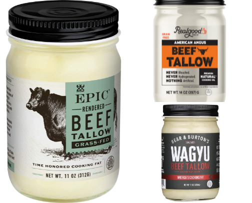 Beef tallow cover photo collage