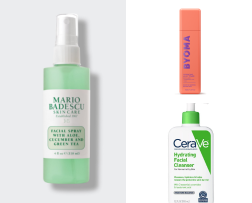 Skincare routine ✨ cover photo collage