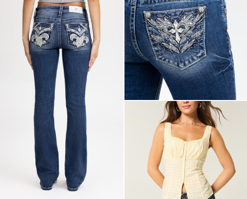 Y2K favourites 👚👖💕 cover photo collage