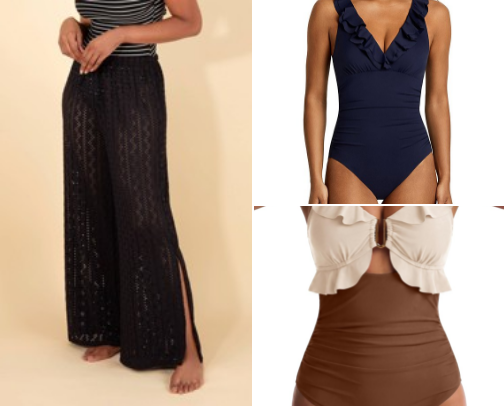 Beach Trip Essentials + Outfit Inspo cover photo collage