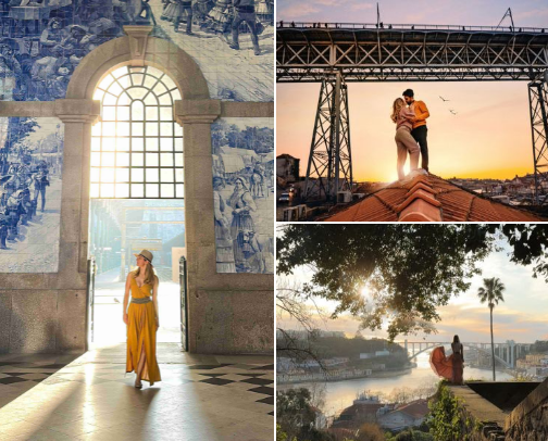 Porto's best Instagram photo spots cover photo collage