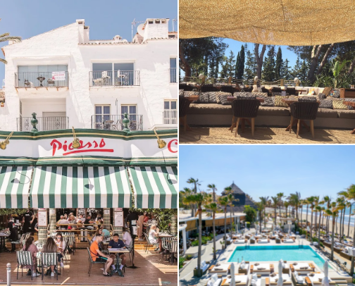 Marbella ❤️ cover photo collage