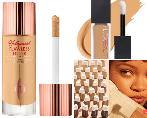 Skin care and make up must have cover photo collage