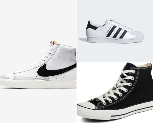 shoes recommendations for cover photo collage