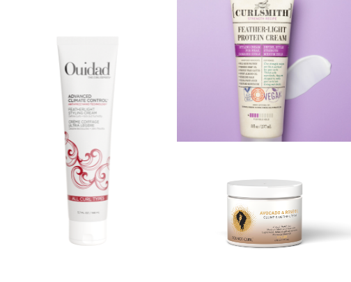 Curl creams cover photo collage