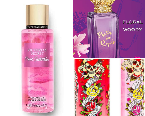 My signature scents cover photo collage
