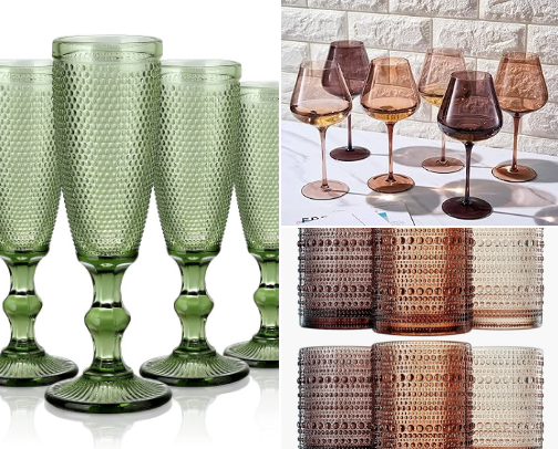 ✨Sippin’ Pretty: My Amazon Glassware Picks cover photo collage